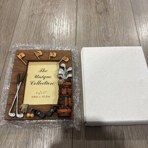 NEW Photo Frame The Unique Collection Memories Golf Clubs 3.5" x 5"
